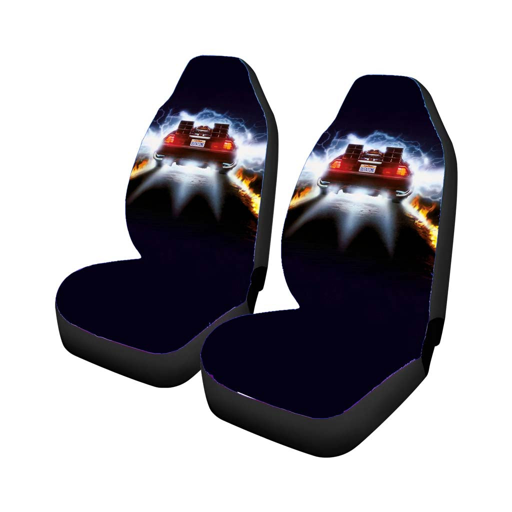 Out A Time Back To The Future Car Car Front Seat Covers