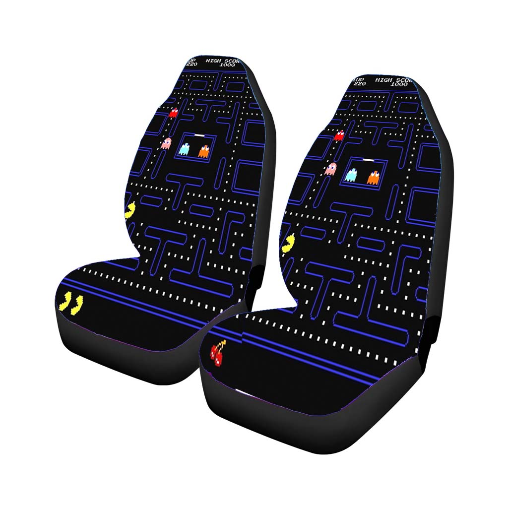 Pacman Game Car Front Seat Covers
