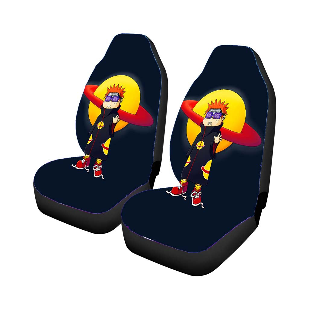 Pain And Chuckie From Rugrats Car Front Seat Covers