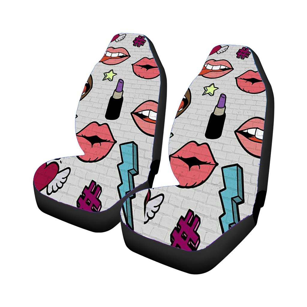 Papel De Parede Tumblr Unicornio Pink Car Front Seat Covers