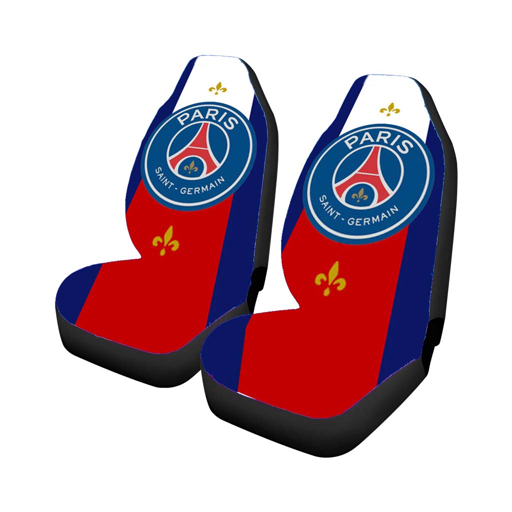 Paris Saint Germain Emblem Car Front Seat Covers