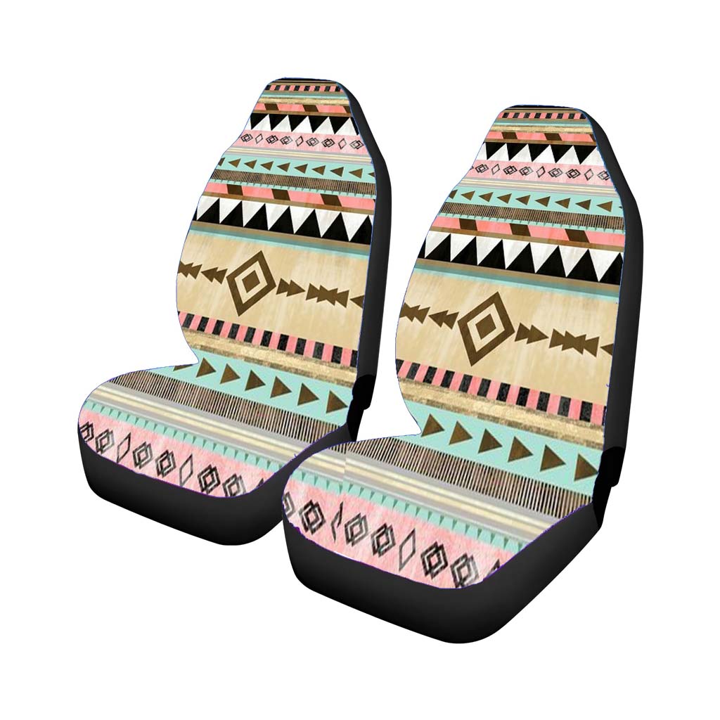 Pattern Art Culture Car Front Seat Covers