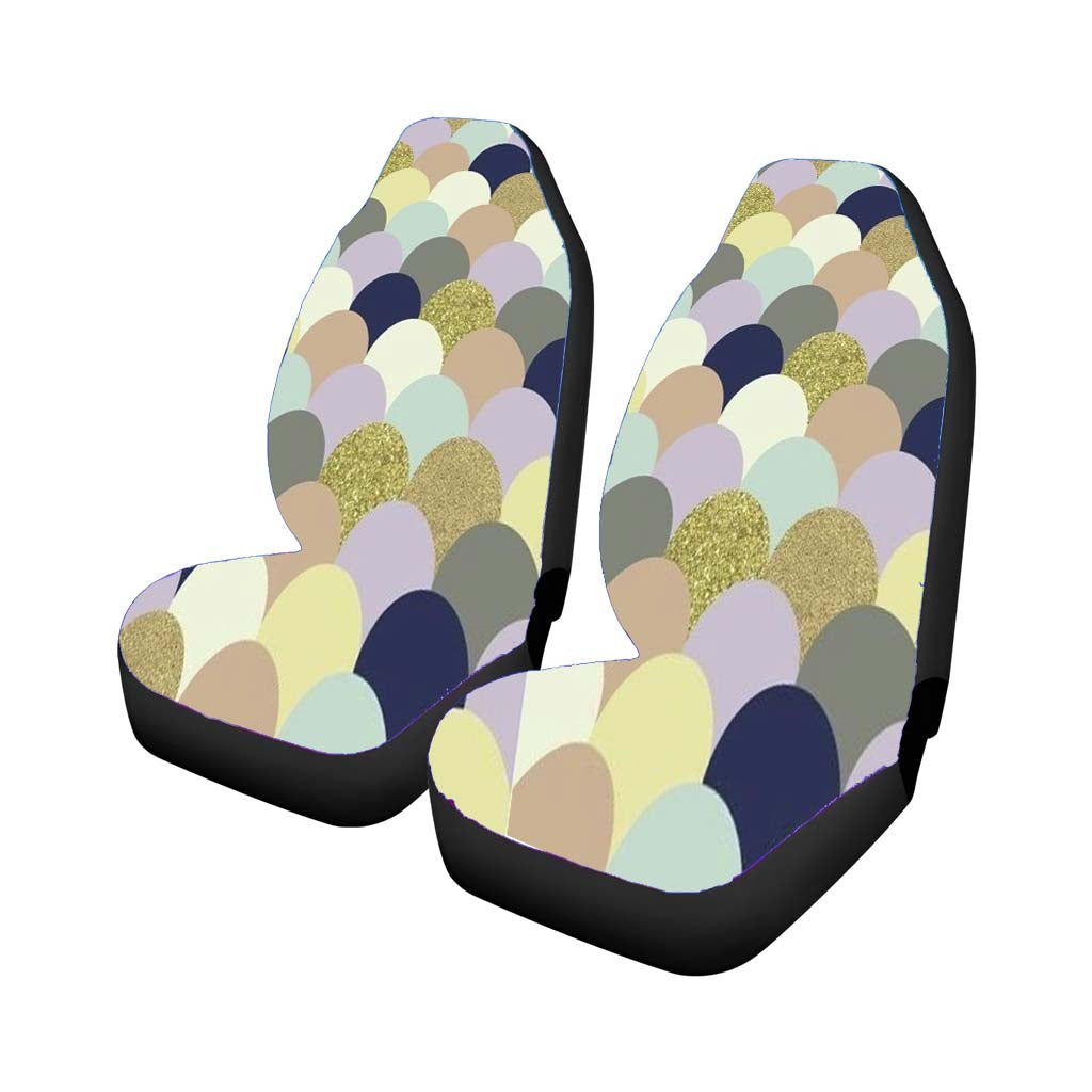 Pattern Blue San Kies Car Front Seat Covers