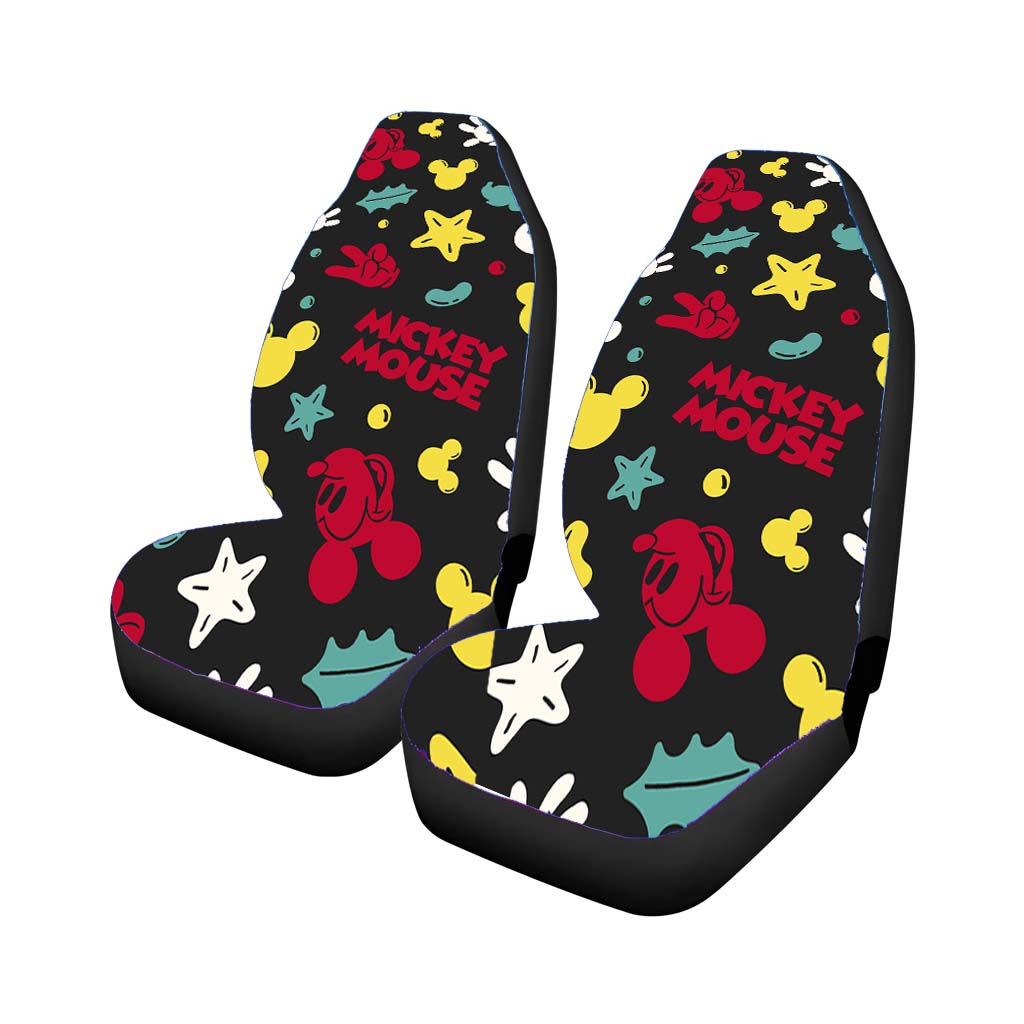 Pattern Mickey Mouse Car Front Seat Covers