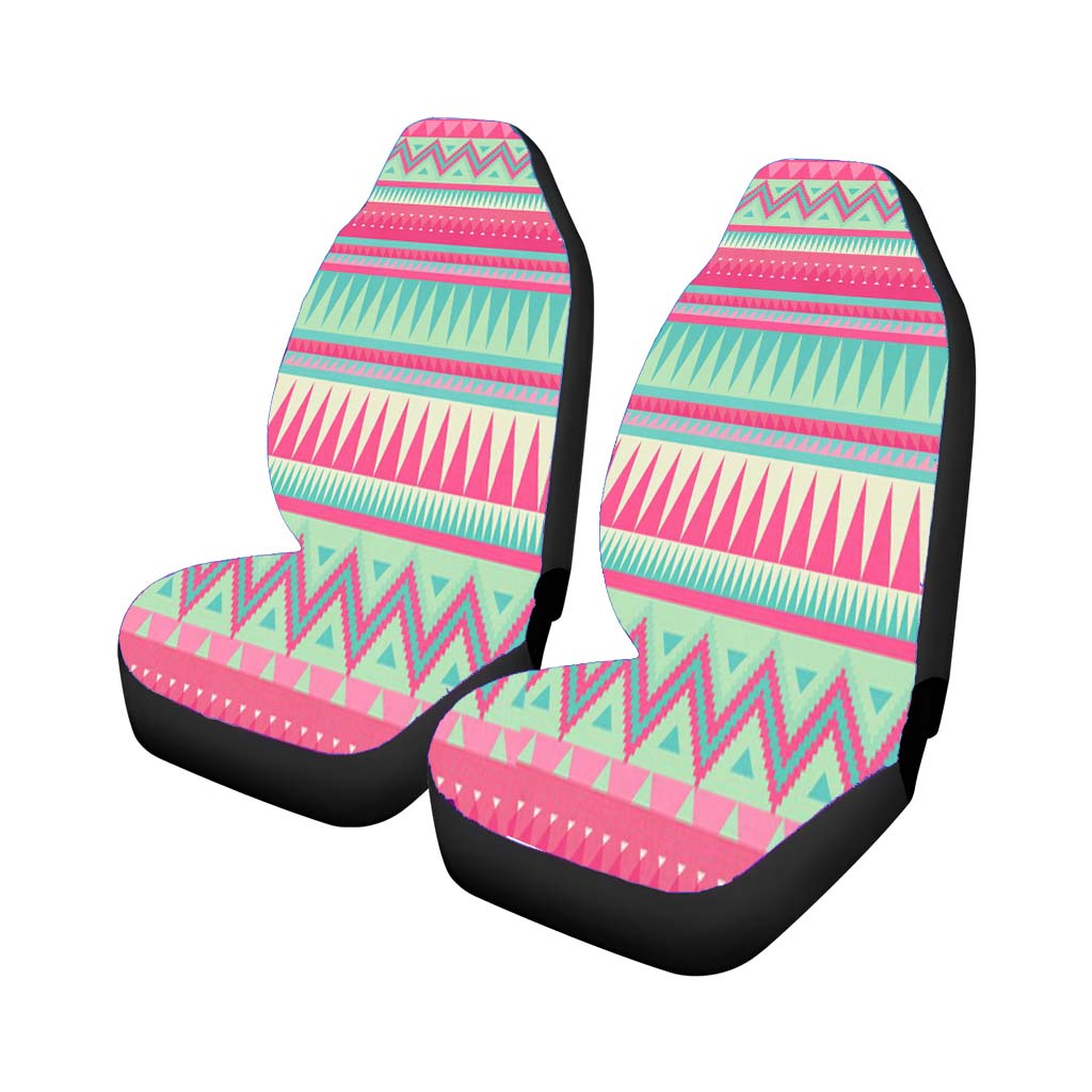 Pattern Pink Car Front Seat Covers
