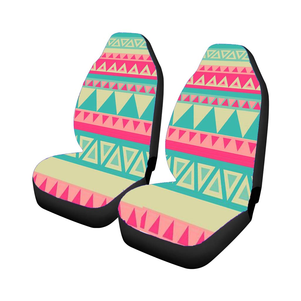 Pattern Pink Cute Tosqa Car Front Seat Covers