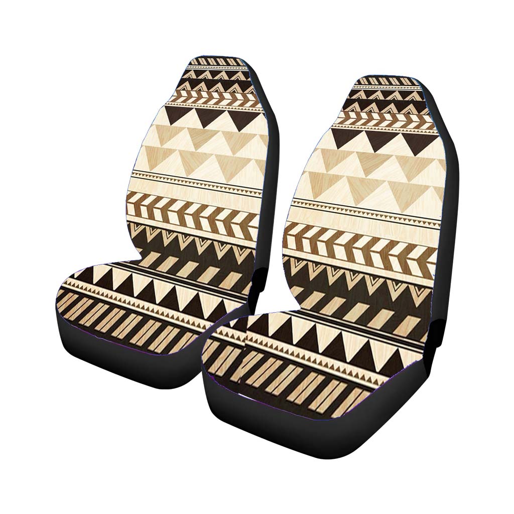 Pattern Sabila Brown Cute Car Front Seat Covers