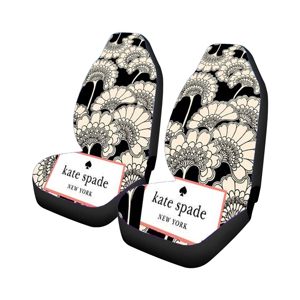 Pattern Style Katespade Flowers Car Front Seat Covers