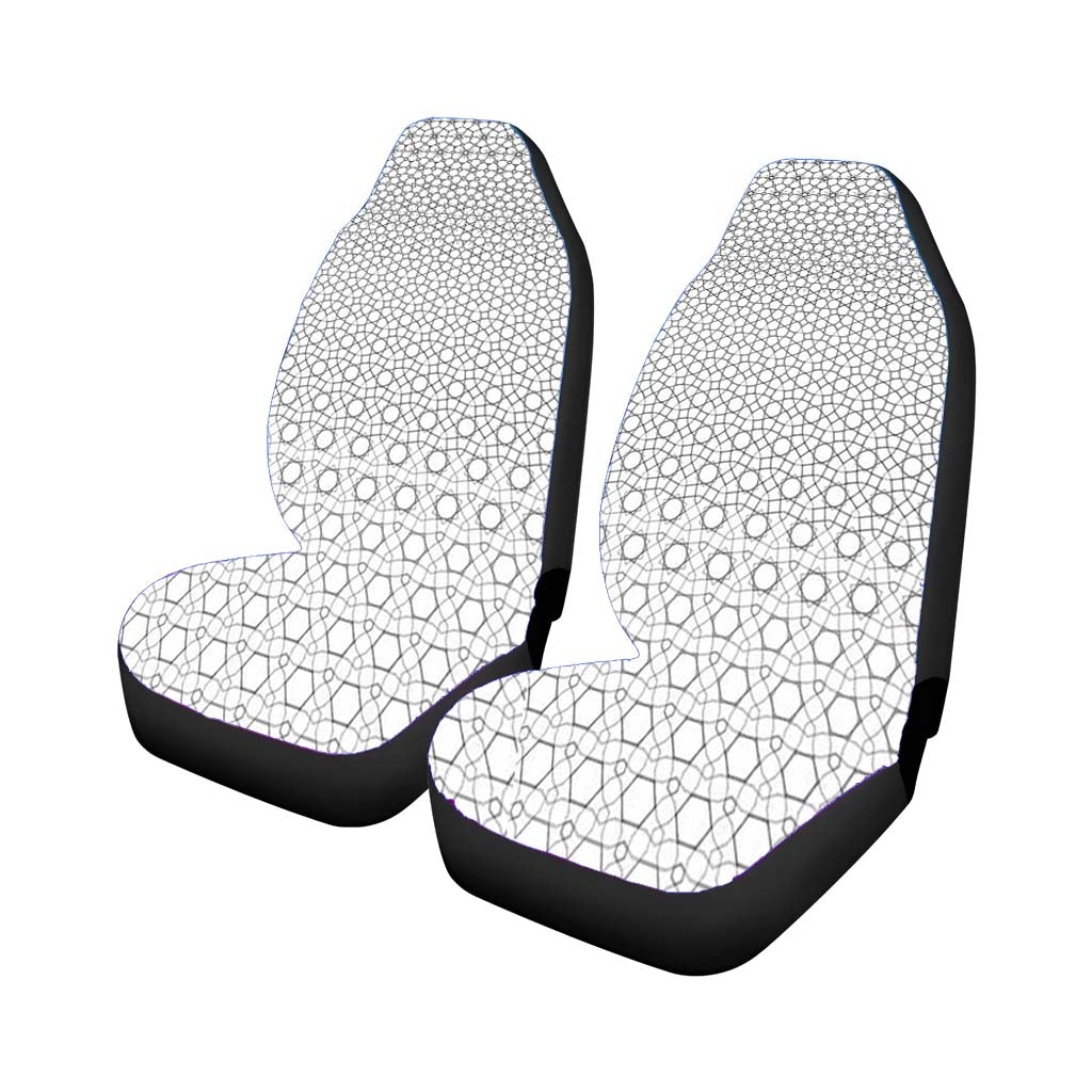 Pattern Tag Story Car Front Seat Covers