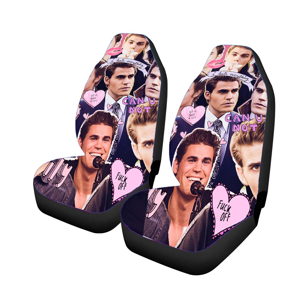 Paul Wesley Collage Car Front Seat Covers