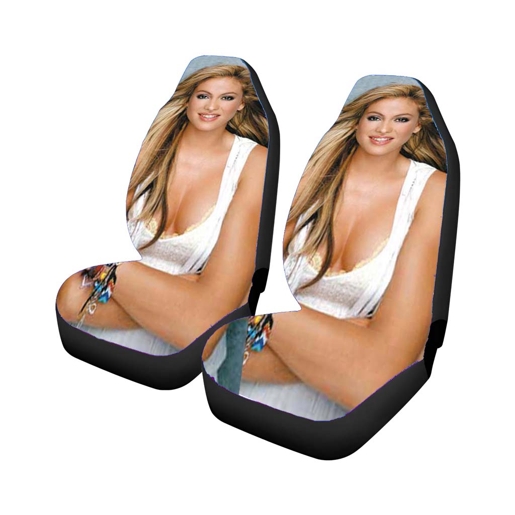 Paulina Rubio Arms Folded Car Front Seat Covers