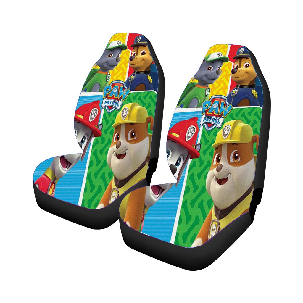 Paw Patrol Dog Team Car Front Seat Covers