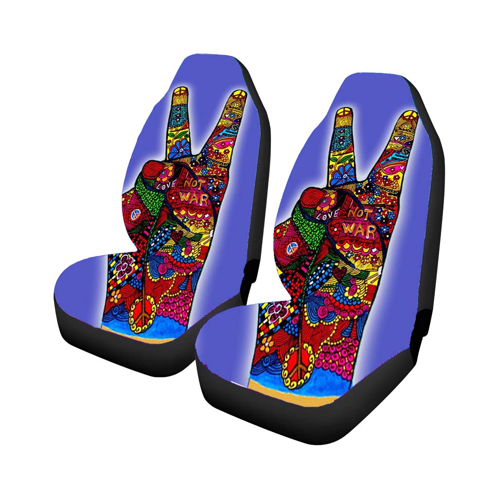 Peace No War Obey Car Front Seat Covers