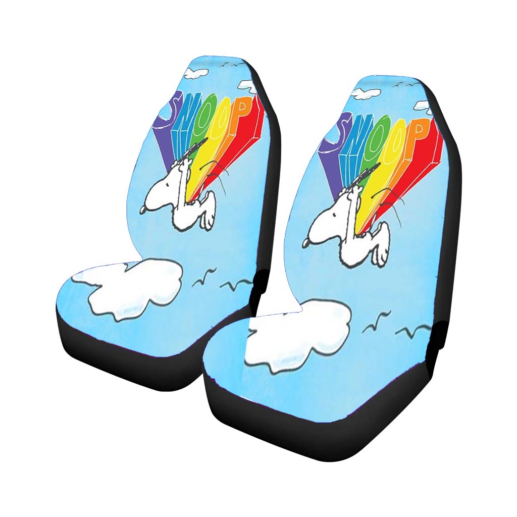 Peanuts Flying Snoopy Car Front Seat Covers