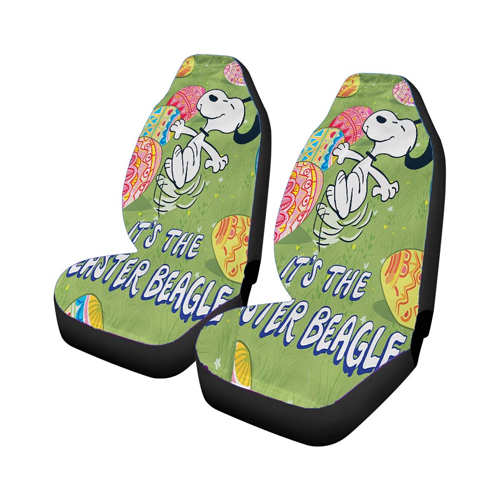 Peanuts Snoopy It'S The Easter Beagle Car Front Seat Covers