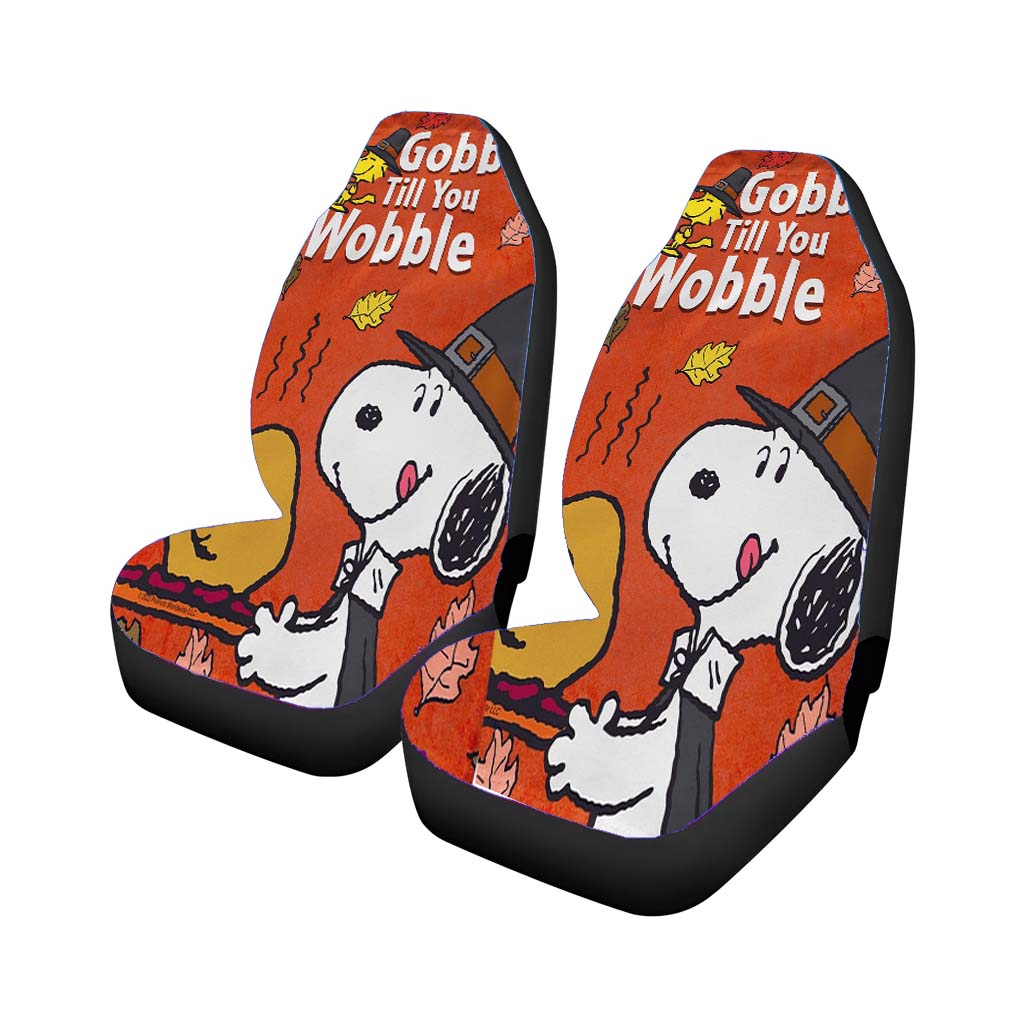 Peanuts Snoopy Thanksgiving Car Front Seat Covers