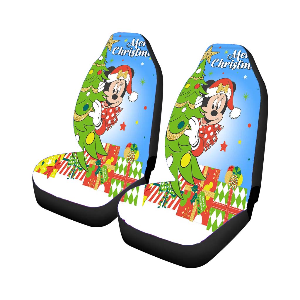 Peek-A-Boo Christmas Minnie Car Front Seat Covers