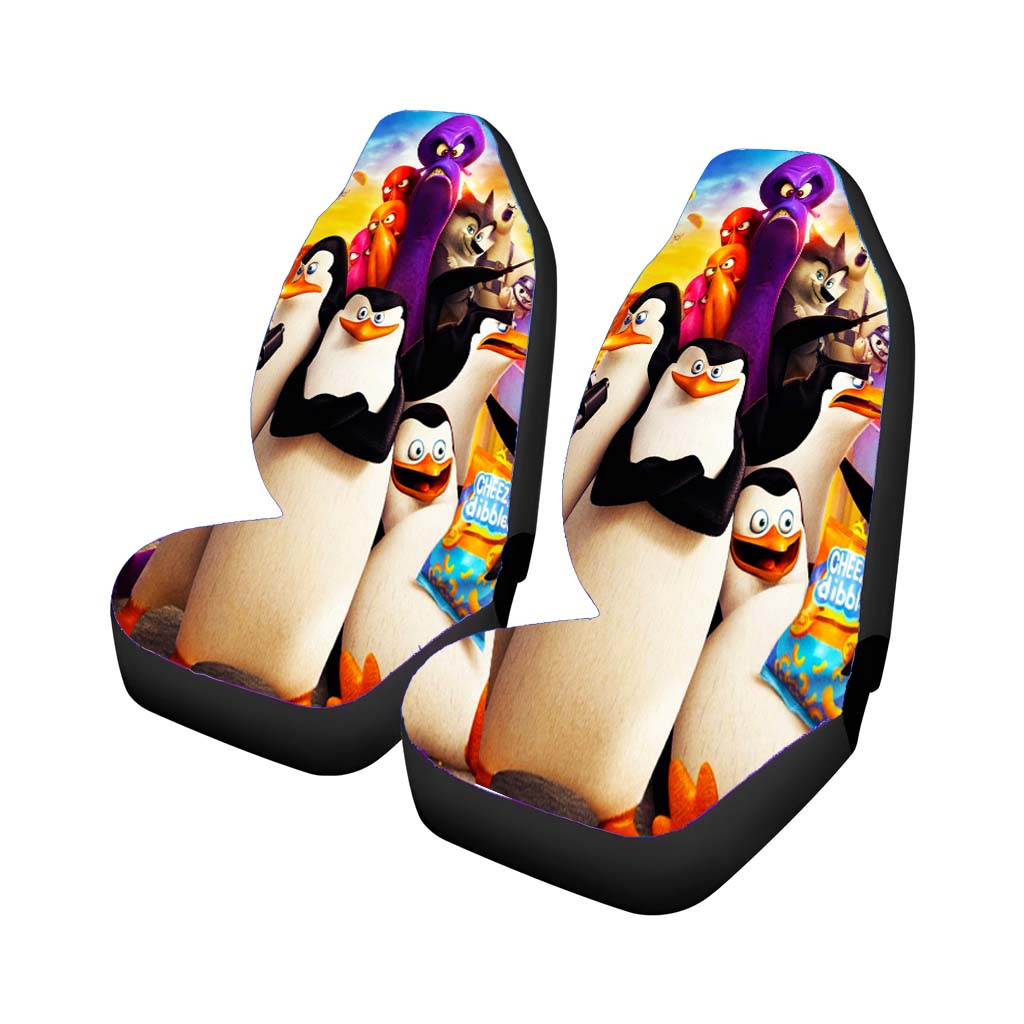 Penguins Of Madagascar Car Front Seat Covers