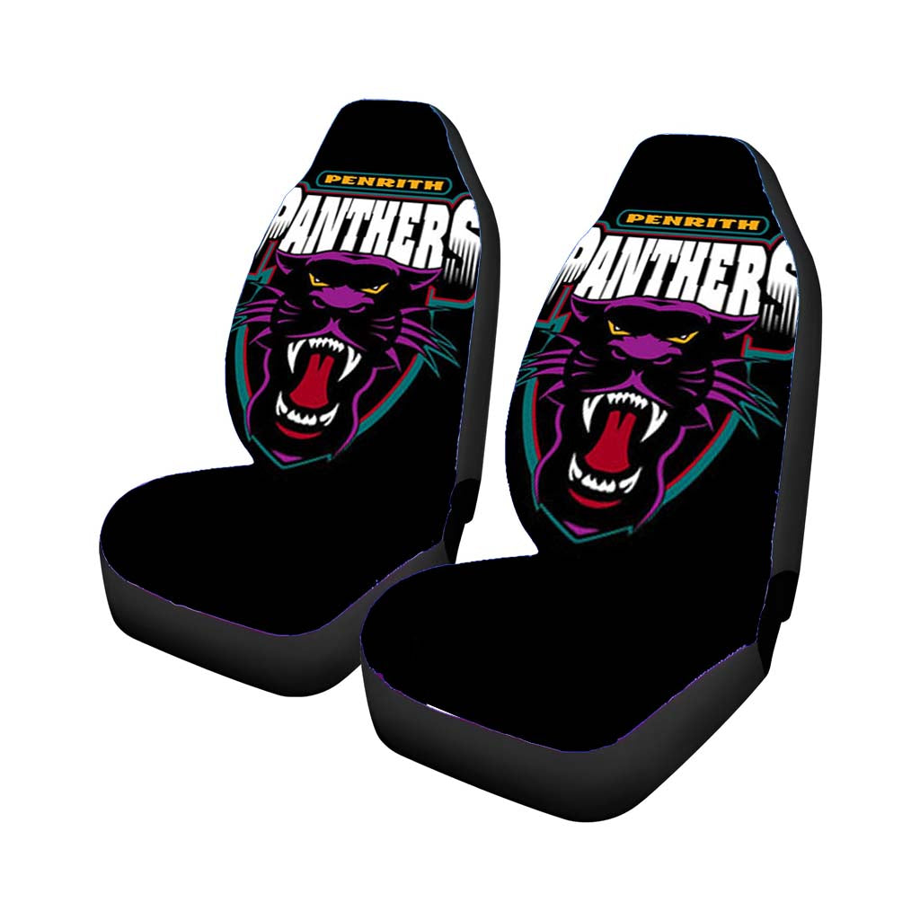 Penrith Panthers Black Car Seat Cover Waterproof Protection