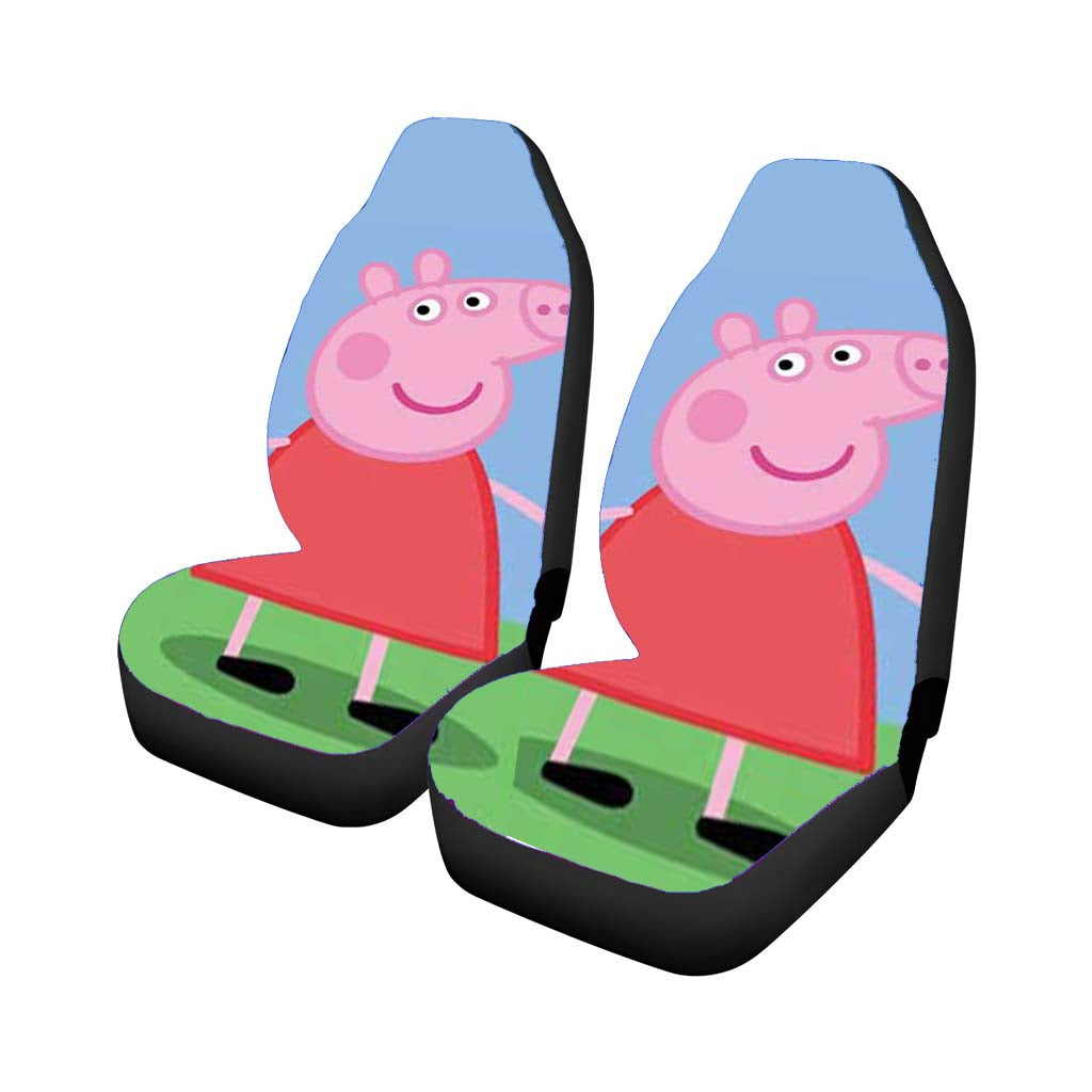Peppa Pig Arms Out Car Front Seat Covers
