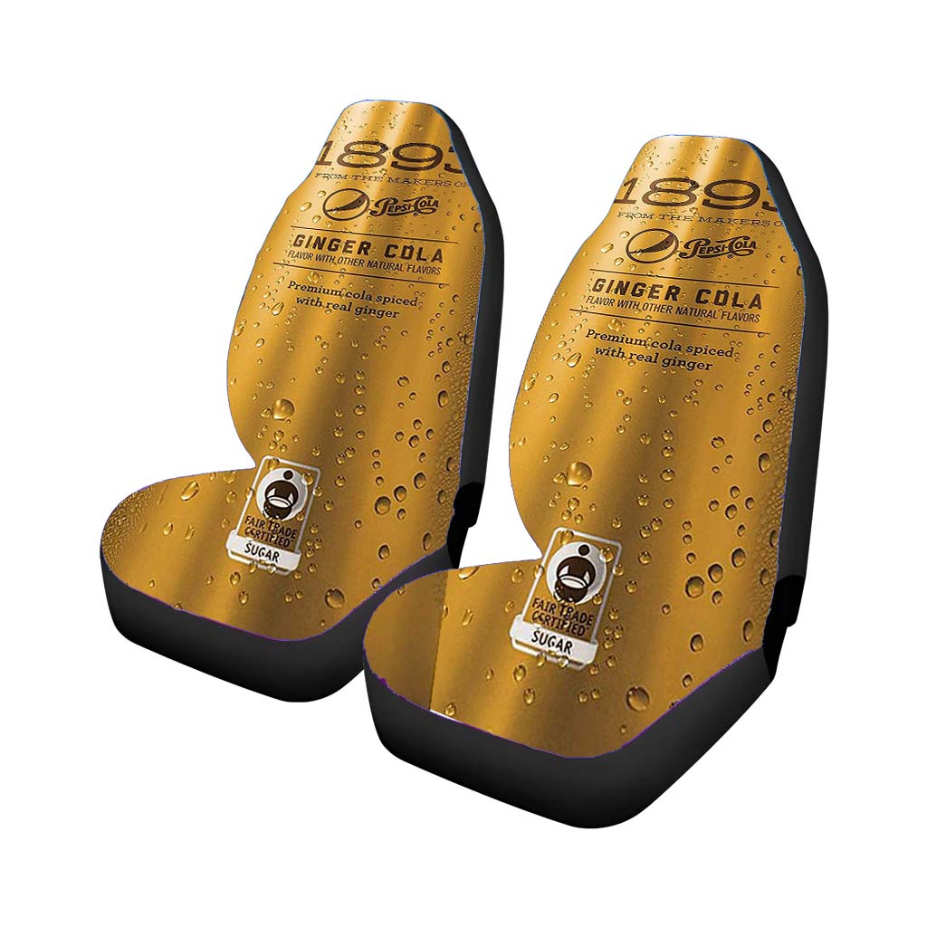 Pepsi Cola 1893 Ginger Gold Ice Cans Car Front Seat Covers