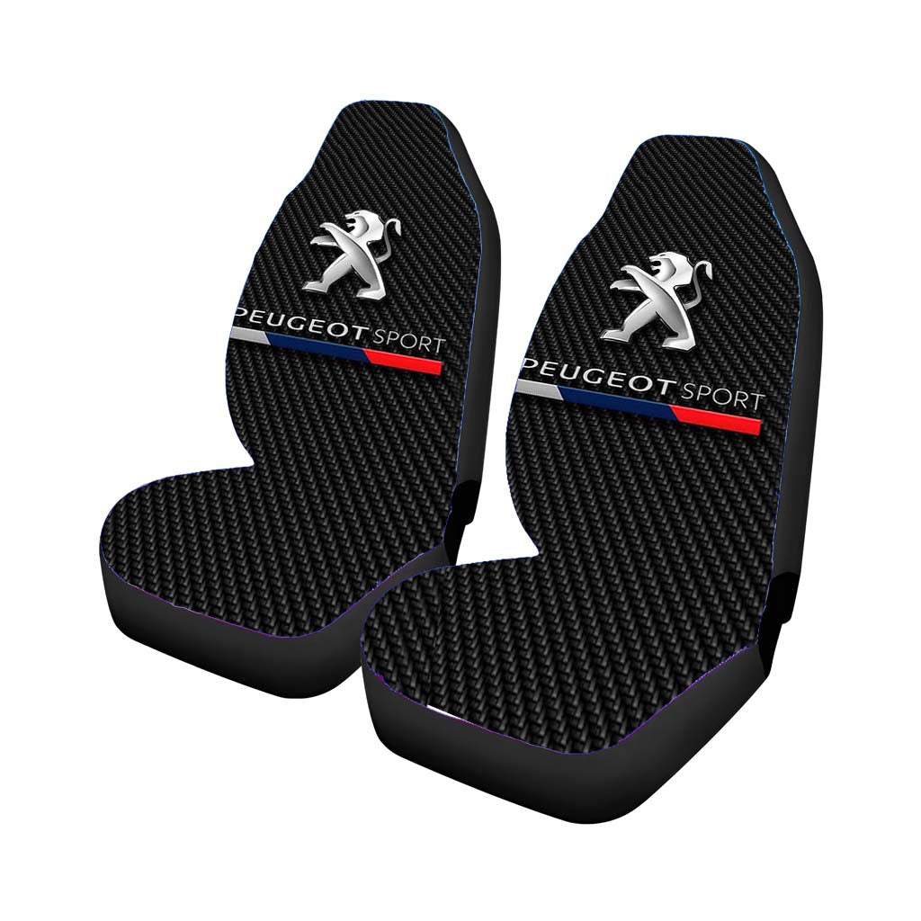 Peugeot Sport Logo Car Front Seat Covers