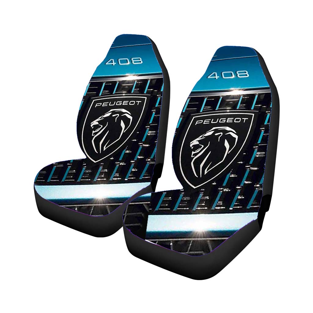Peugeot Symbol Logo Car Front Seat Covers