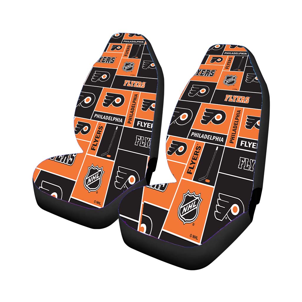 Philadelphia Flyers Nhl Pattern Logo Car Seat Cover Waterproof Protection