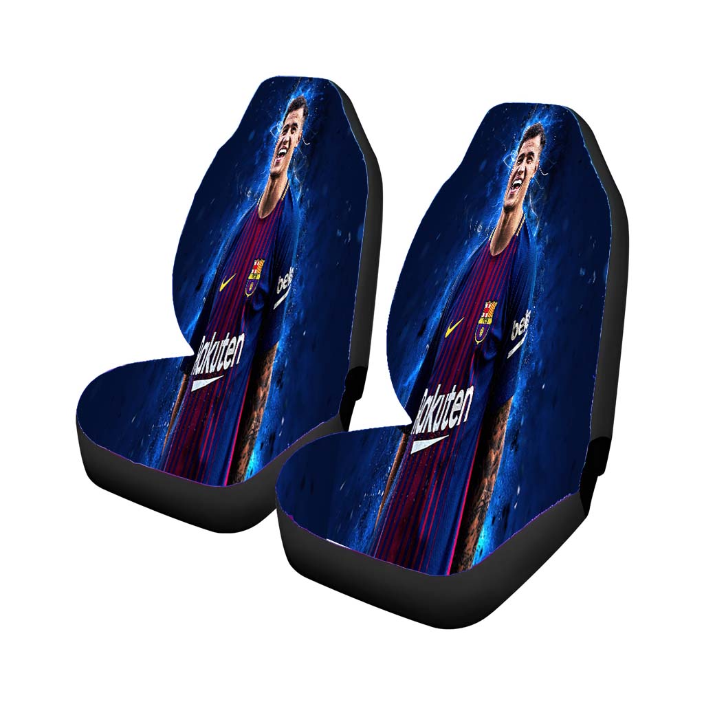 Philippe Coutinho Barcelona Car Front Seat Covers