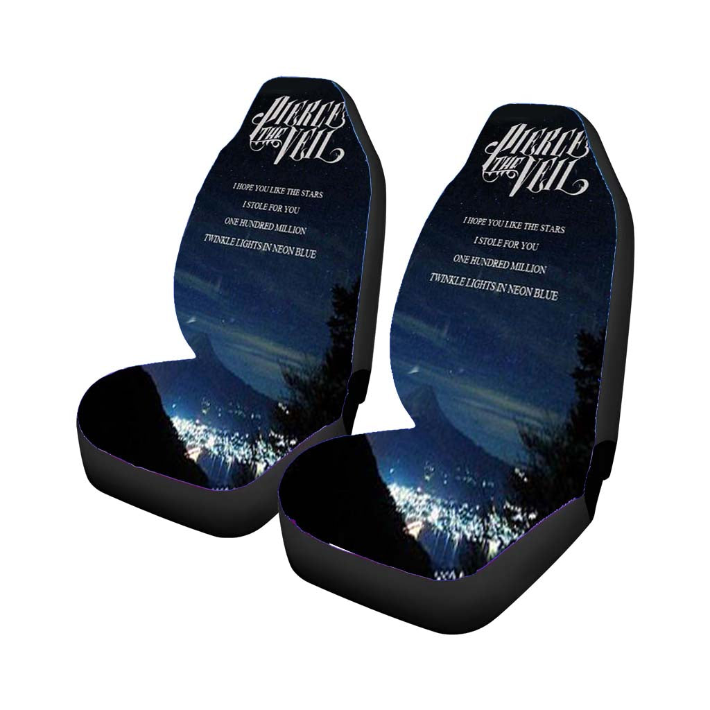 Pierce The Veil Vie Mountain Car Front Seat Covers