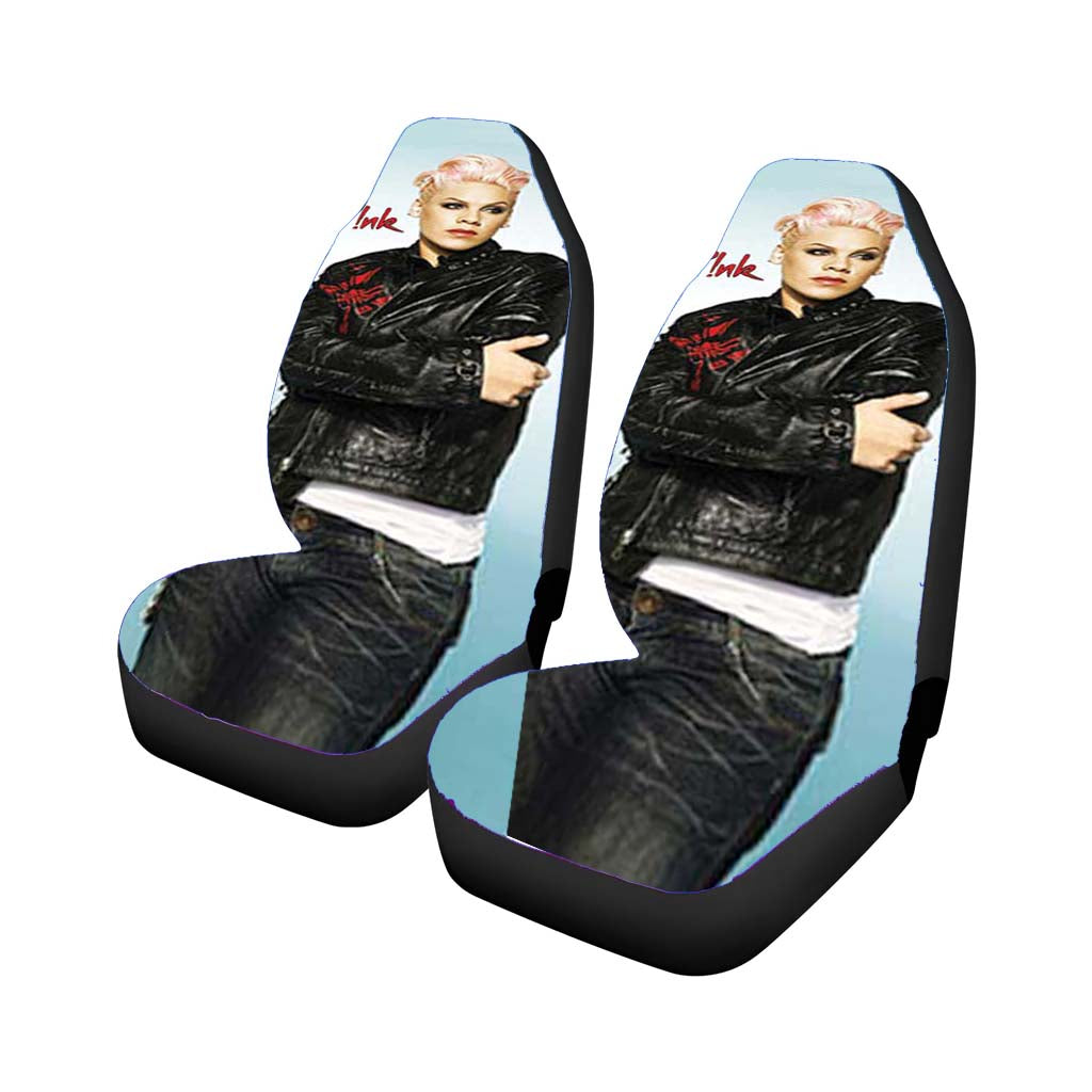 Pink Arms Crossed Car Front Seat Covers