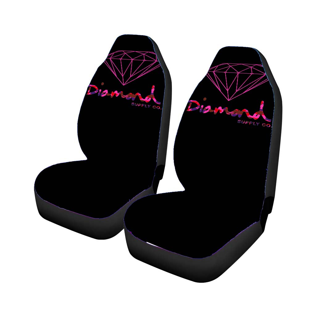 Pink Diamond Supply Co Car Front Seat Covers