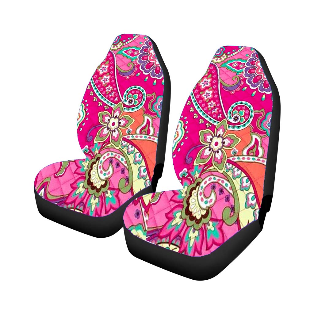 Pink Swirls Vera Bradley Car Front Seat Covers