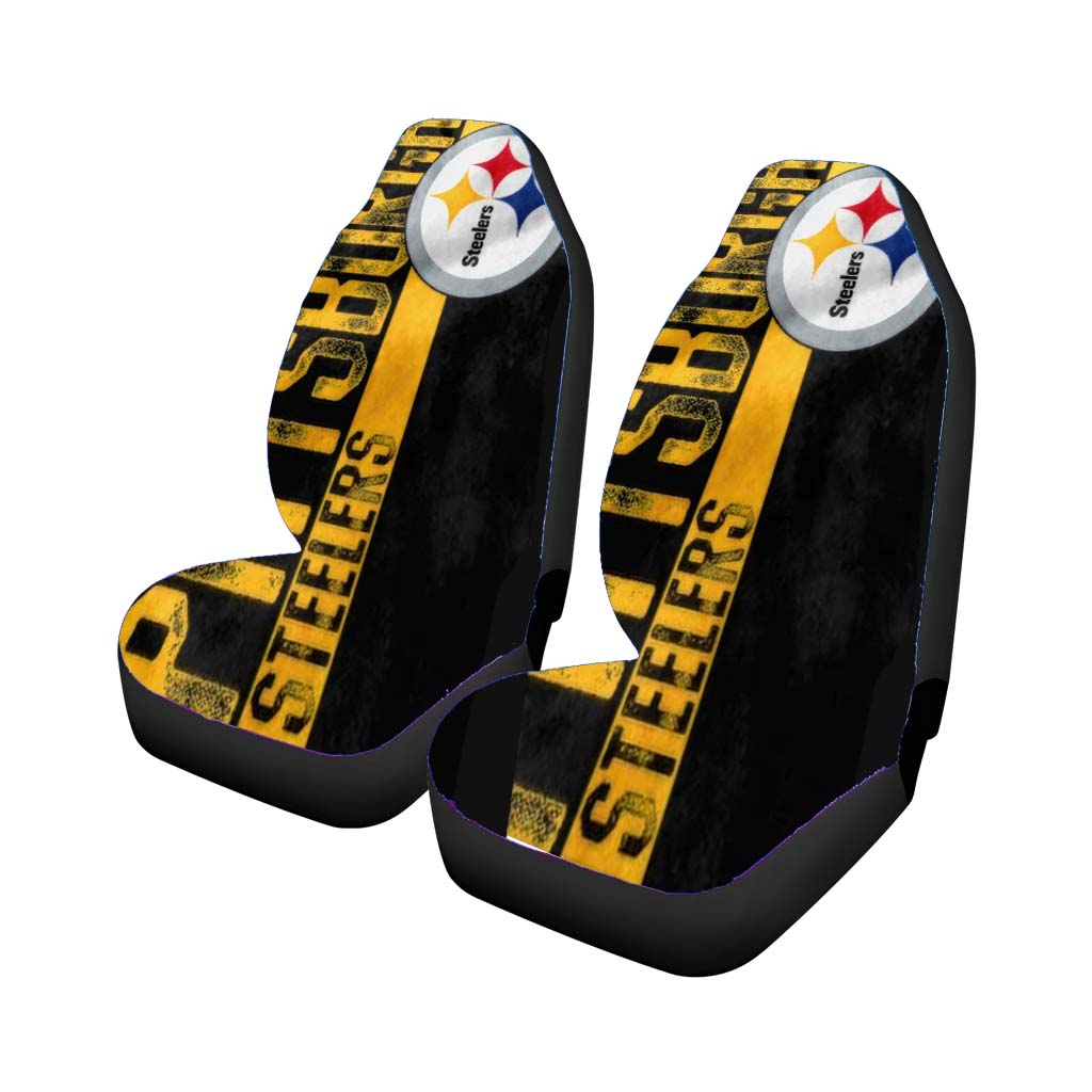 Pittsburgh Steeler Number Plate Car Seat Cover Waterproof Protection