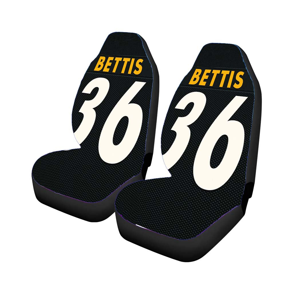 Pittsburgh Steelers Bettis 36 Car Front Seat Covers