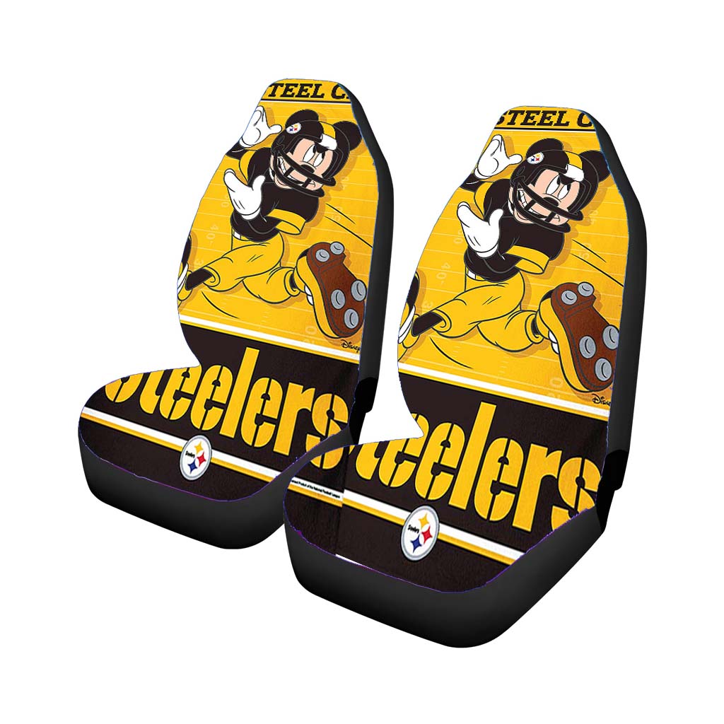Pittsburgh Steelers Disney Mickey Mouse Nfl Car Front Seat Covers