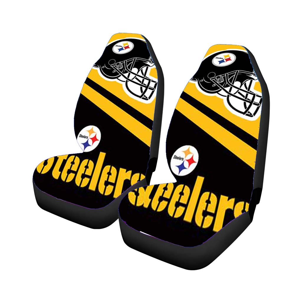 Pittsburgh Steelers Helmet Stripes Car Seat Covers