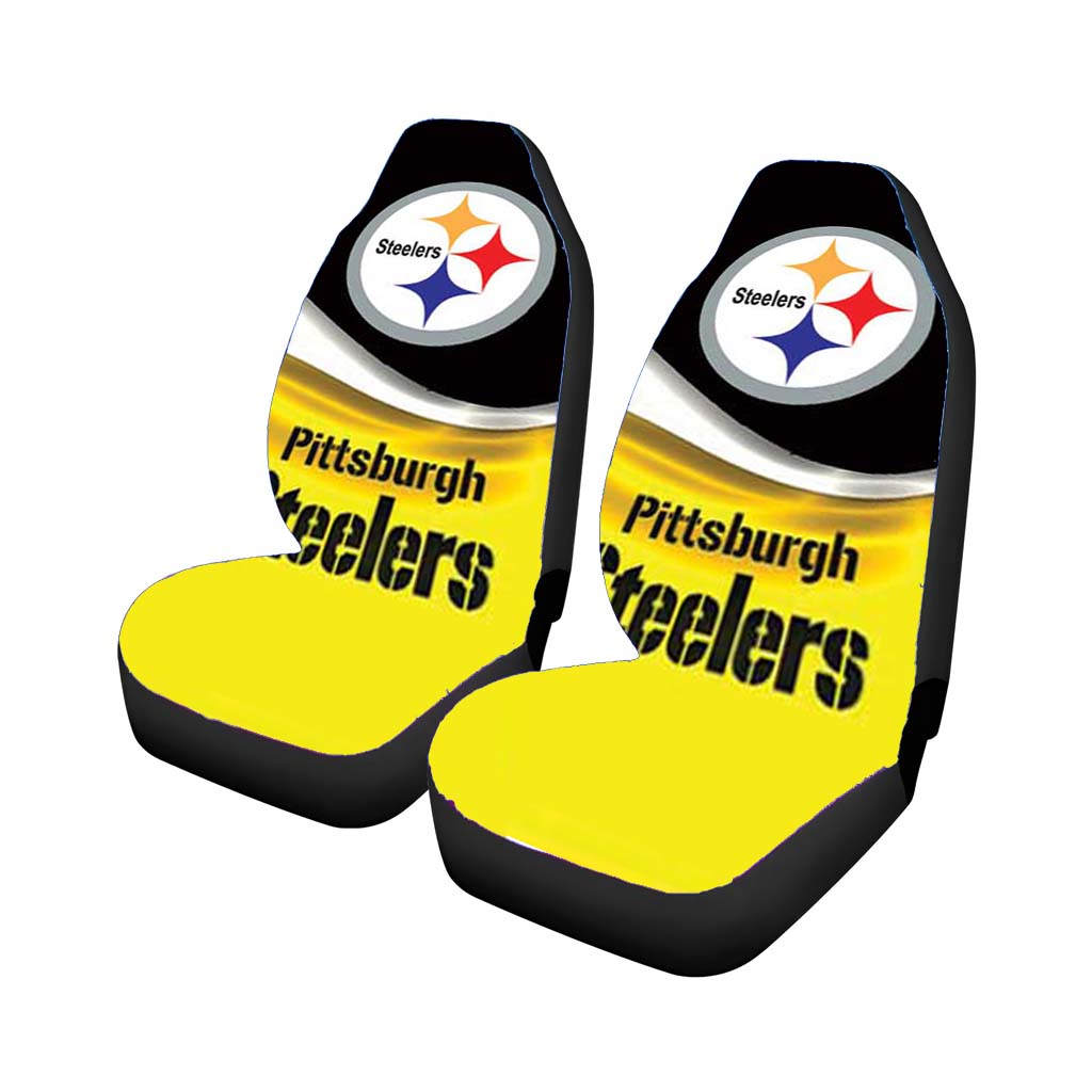 Pittsburgh Steelers Ripple Tall Car Seat Covers