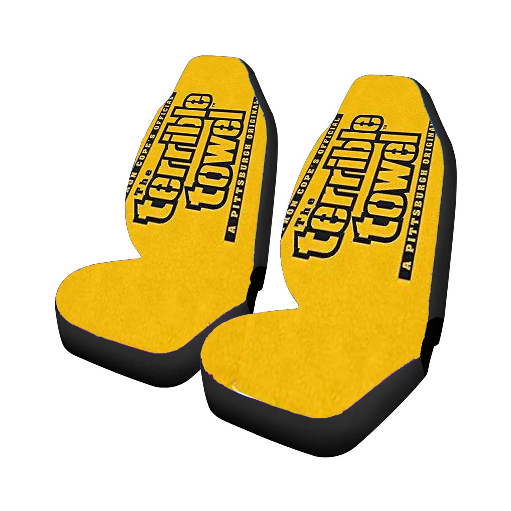 Pittsburgh Steelers Towel Car Front Seat Covers