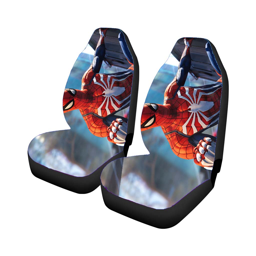 Playstation 4 Spiderman Character Car Front Seat Covers