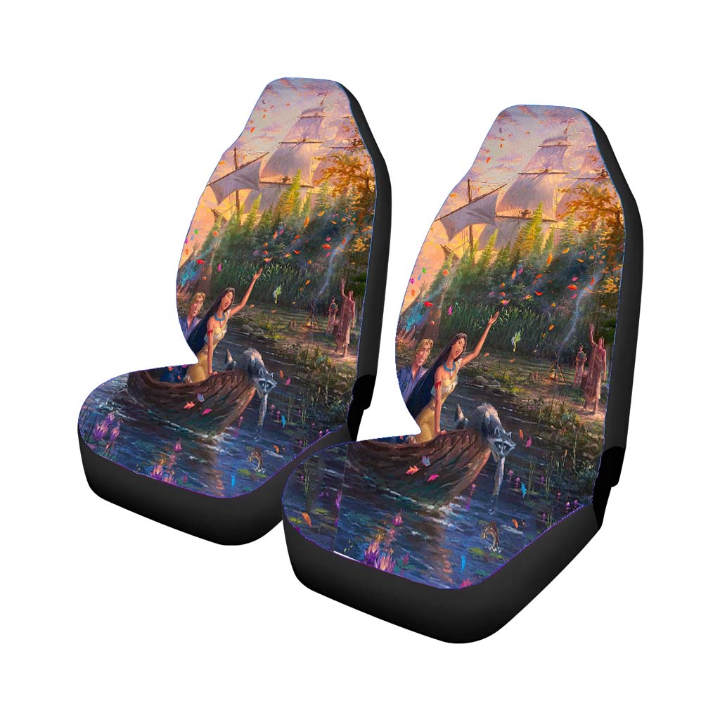 Pocahontas Colors Of Love Car Front Seat Covers