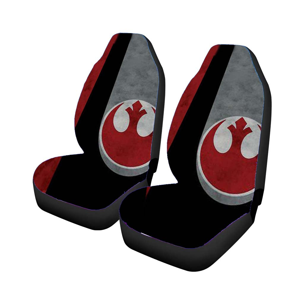 Poe'S Helmet Pattern Car Front Seat Covers