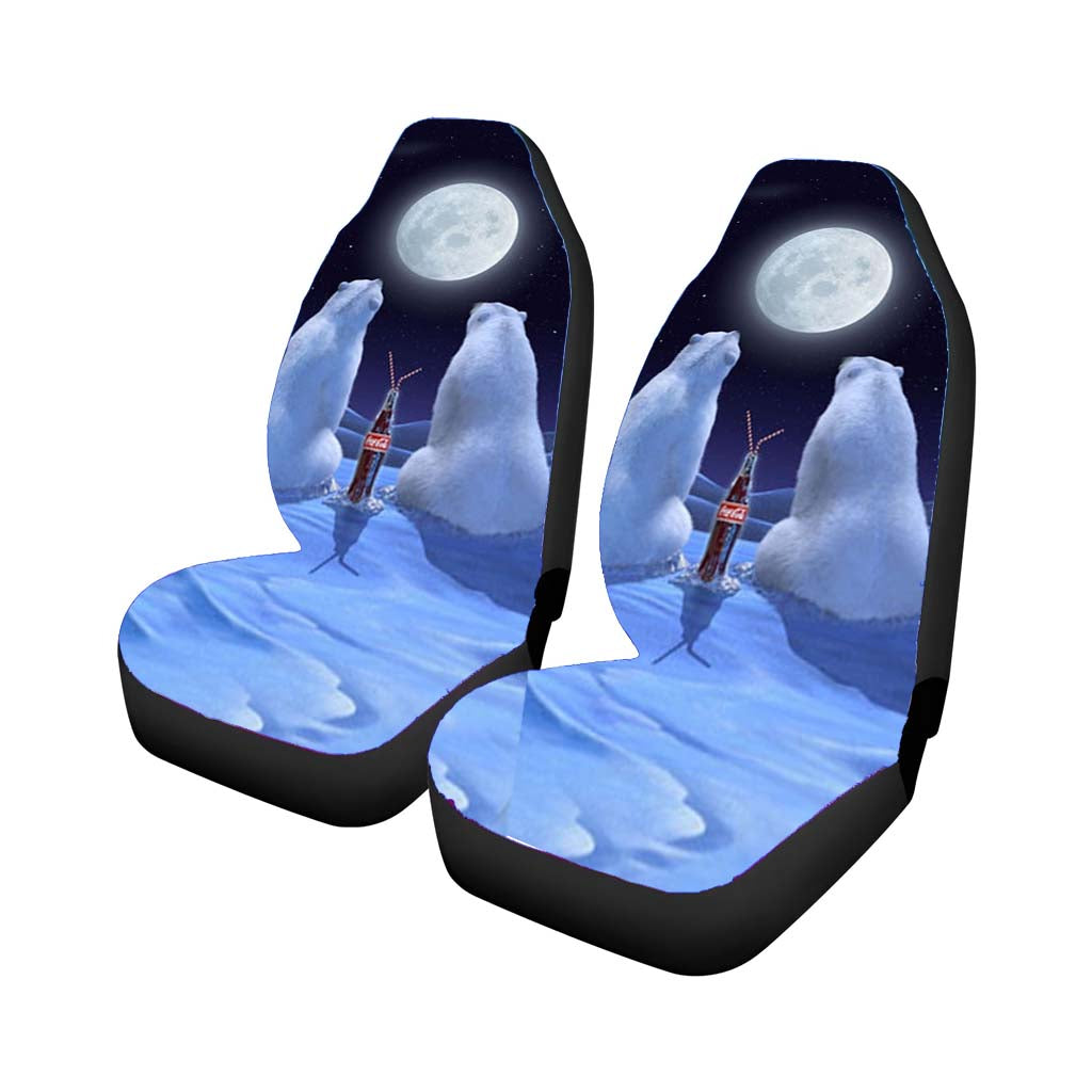 Polar Bears Coca Cola Car Seat Covers