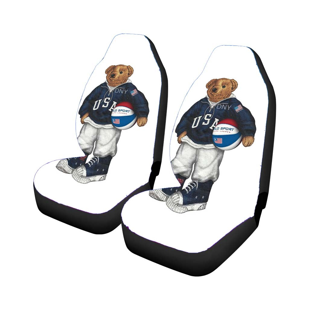 Polo Sweater Ralph Laurens Basketball Car Front Seat Covers