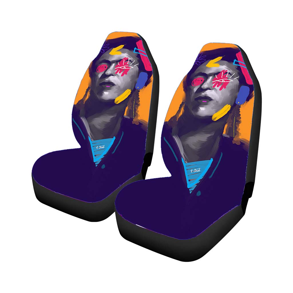 Pop Art Frida Kahlo Car Front Seat Covers