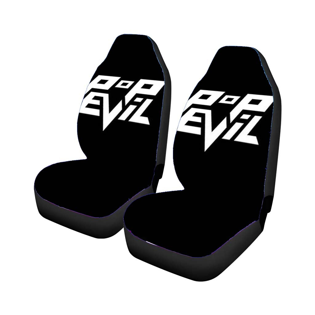 Pop Evil Black White Car Front Seat Covers