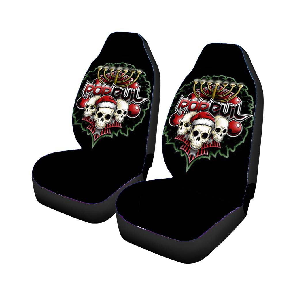Pop Evil With Skull Car Front Seat Covers