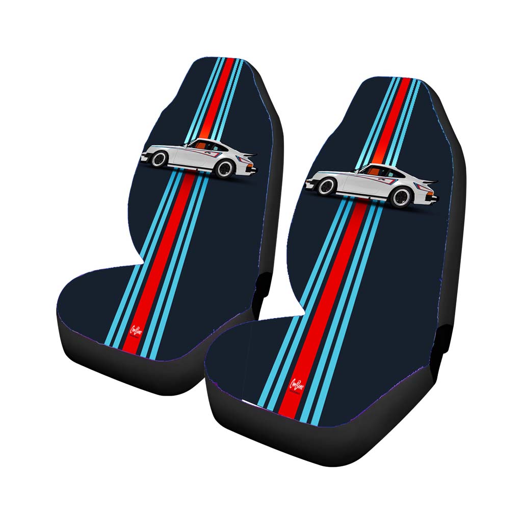 Porsche 911 930 M42 Poster Car Front Seat Covers