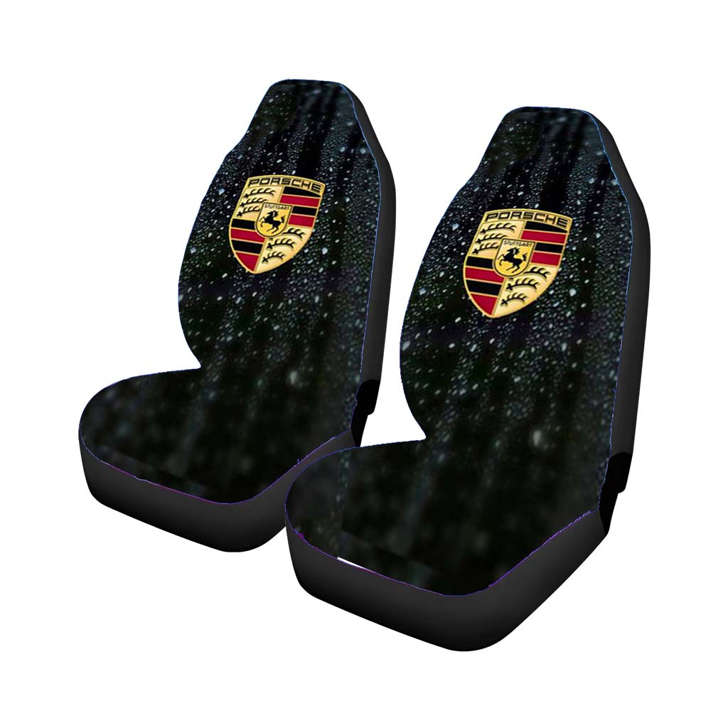 Porsche Logo Car Front Seat Covers