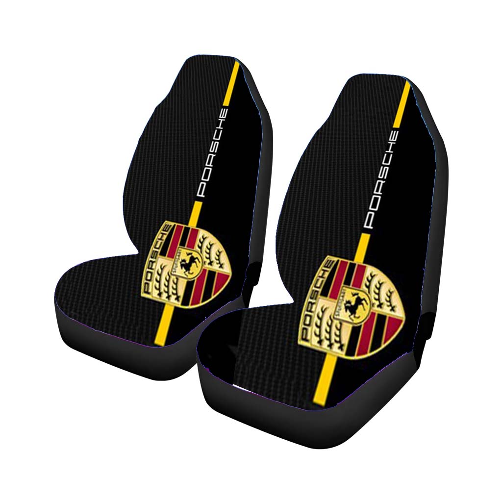 Porsche Stripe Carbon Car Front Seat Covers